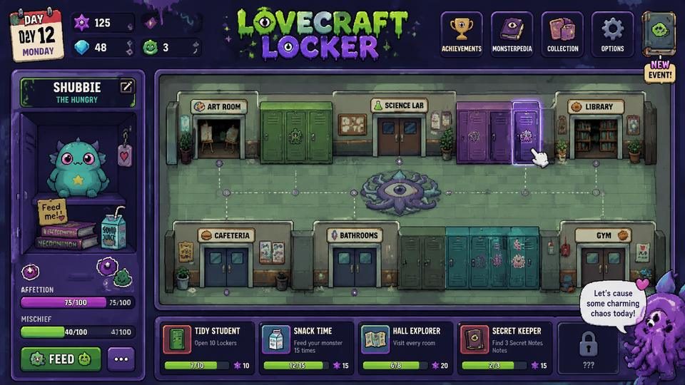 Lovecraft Locker 主线事件 玩法截图 1